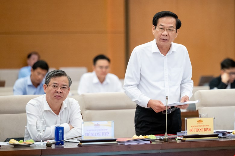 Do Thanh Binh 내무부 장관. 사진: Quochoi.vn