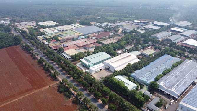 Tan An Industrial Cluster, contributing a significant source of revenue to Dak Lak provincial budget