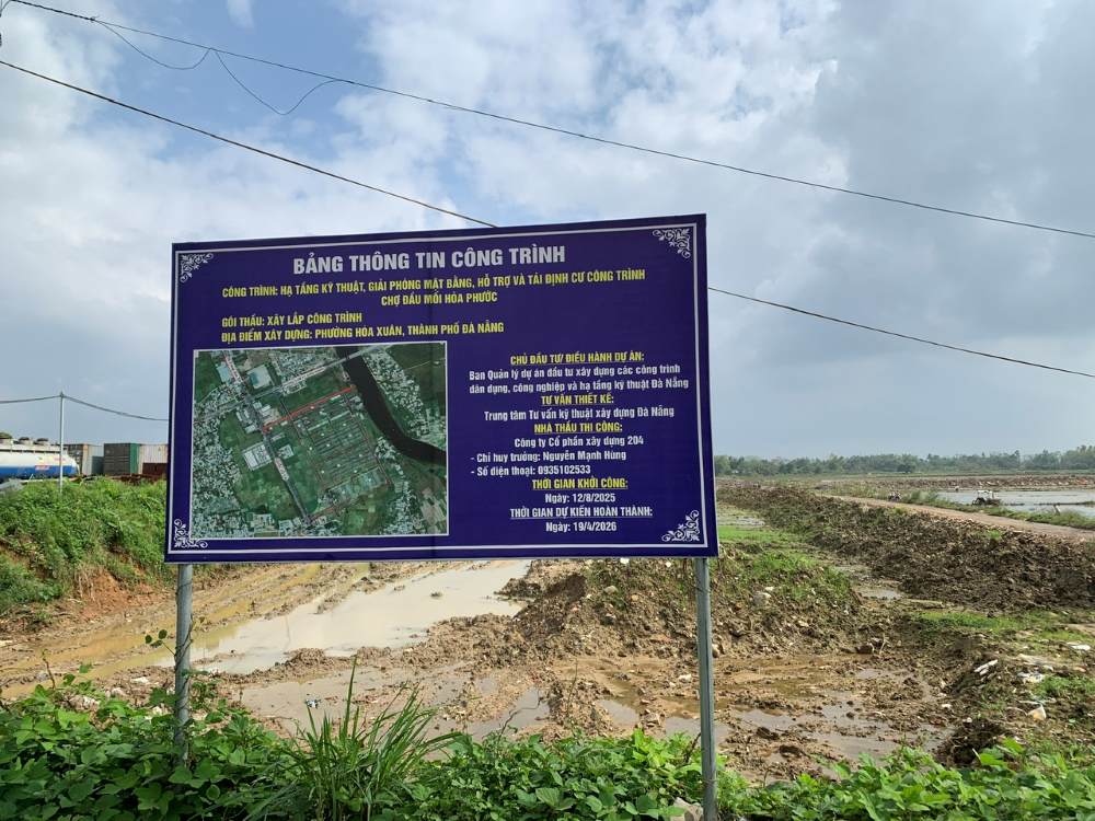 El mercado mayorista de Hoa Cuong se esta deteriorando Da Nang acelera el proyecto de reemplazo.