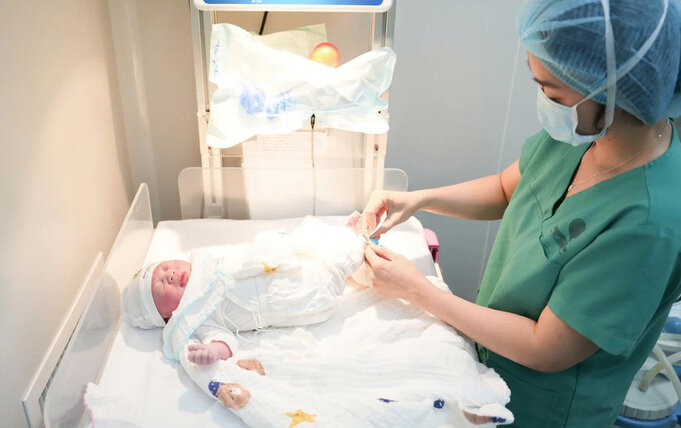 Hinh anh dang yeu cua em be moi chao doi. Anh: BVCC