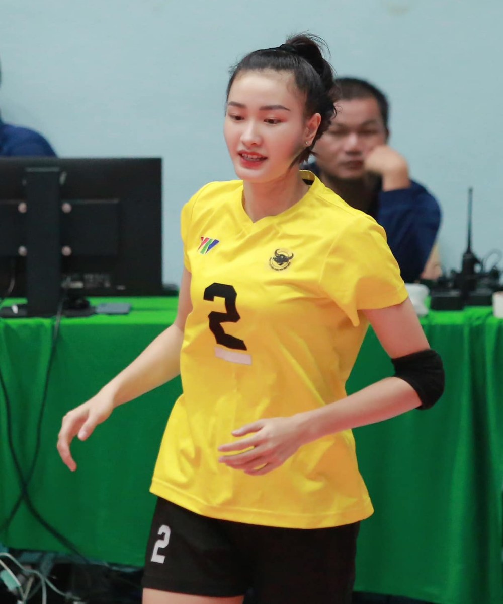 Nhan sac “hot girl bong chuyen” Kim Thanh noi bat tai SEA Games 33. Anh: BTC