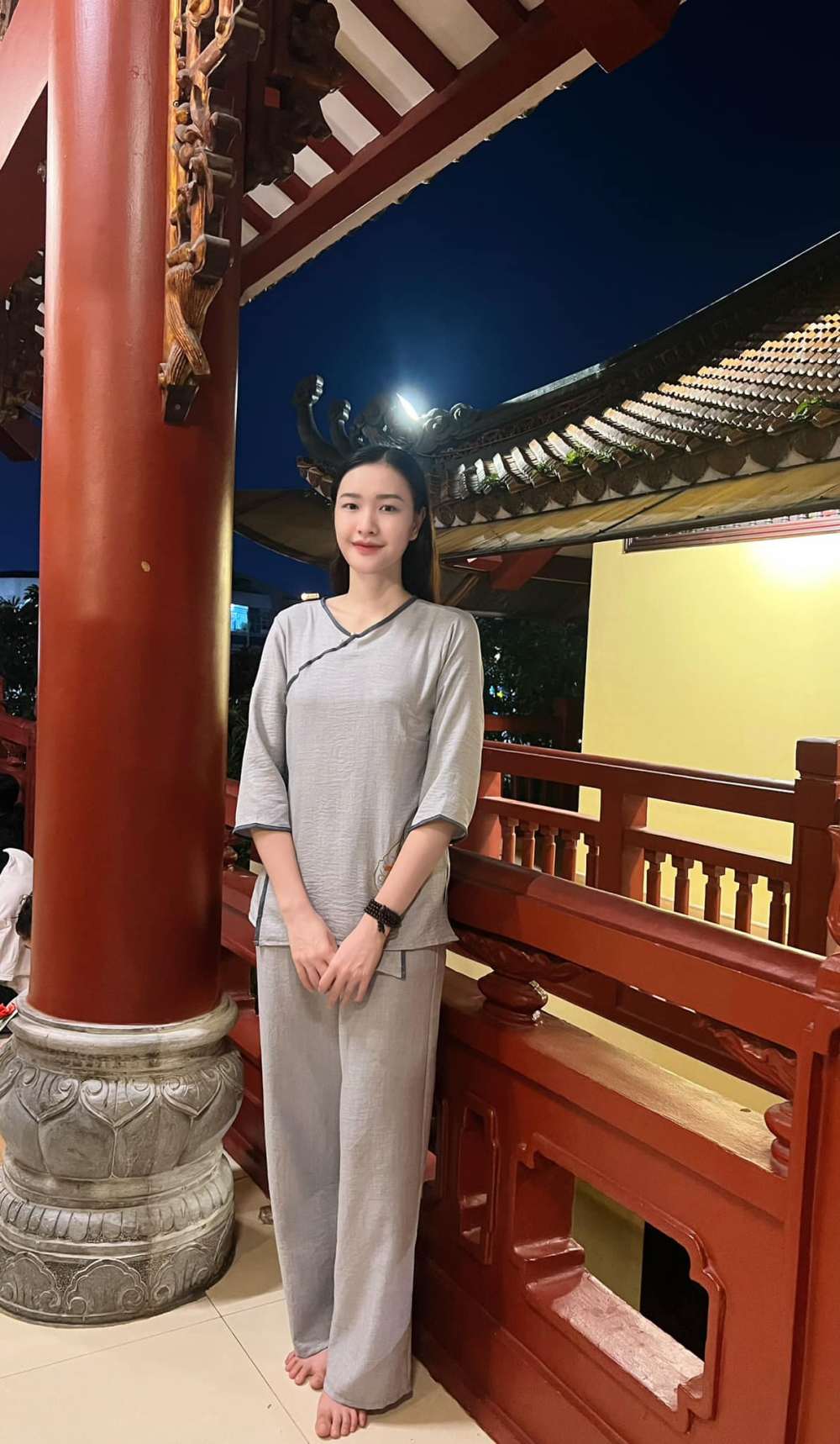 Kim Thanh duoc truyen thong Thai khen “xinh nhu minh tinh“. Anh: Nhan vat cung cap.