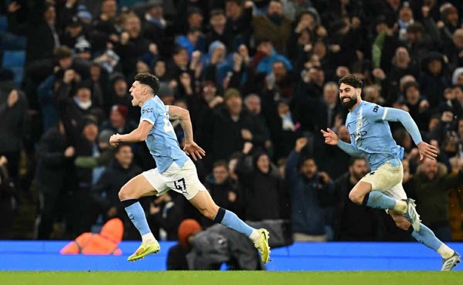 Phil Foden is returning to the familiar star image. Photo: AFP