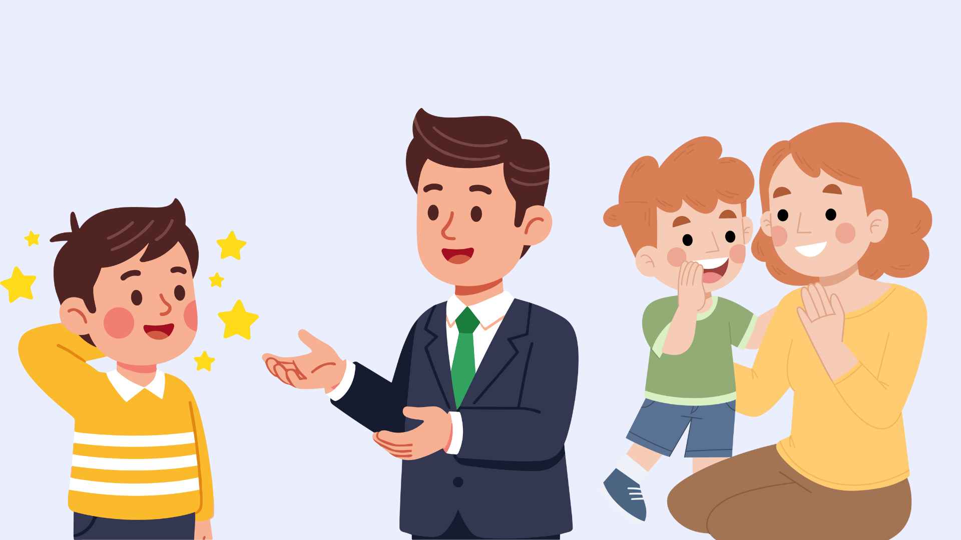 7 positive words to help children confidently step into the future. Graphic photo: Hoang Loc.