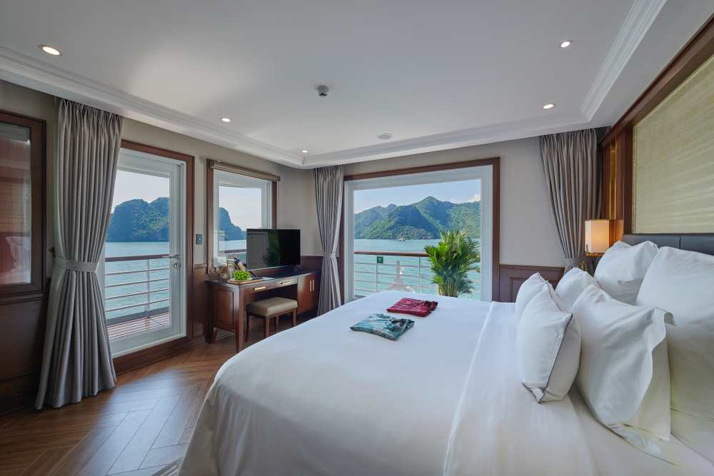 Khong gian cabin trong du thuyen. Anh: Paradise Vietnam