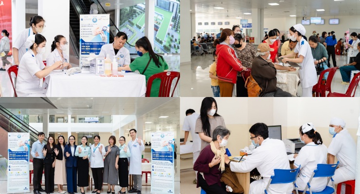 Davipharm and Hoc Mon Regional General Hospital take care of people's health. Photo: Davipharm Unit.