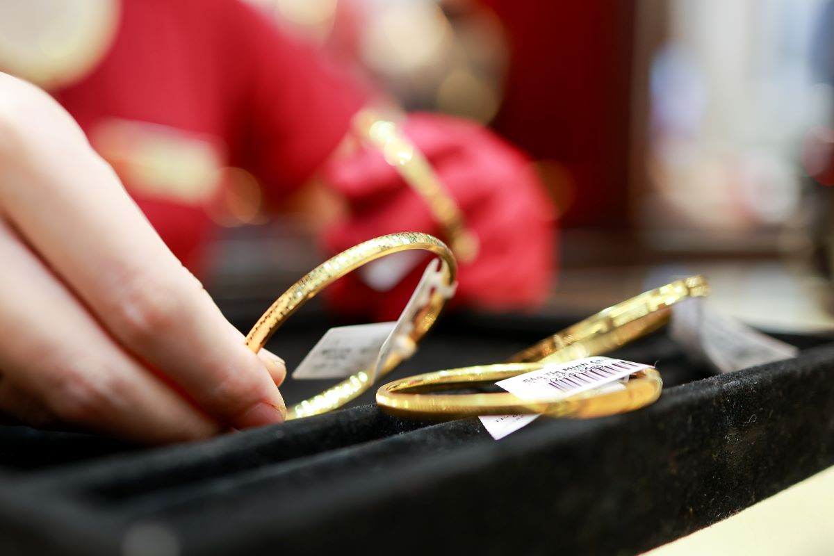 金価格は過去2年間で2倍に上昇しました。写真:ハイ・グエン