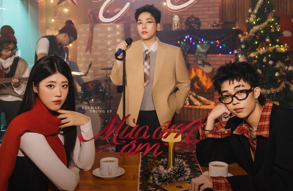 Khong khi Giang sinh trong MV cua cac nghe si.