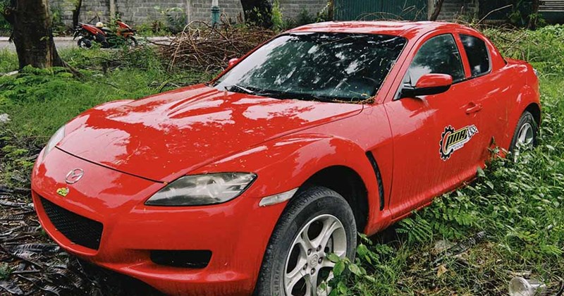 Orange Rx 8 Rare orange-red Mazda RX-8 suddenly appears in Vietnam