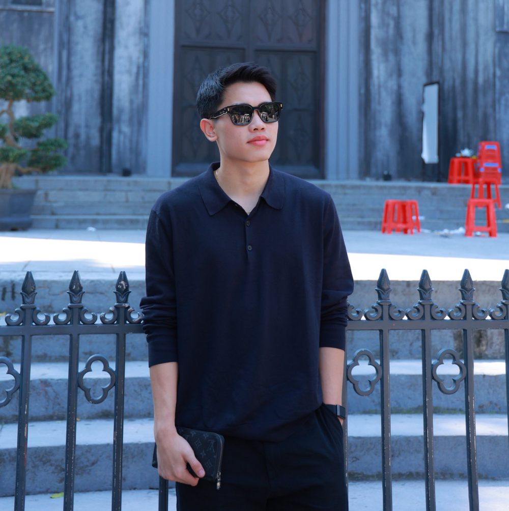 Nguyen Dinh Bac dung vi hieu Louis Vuitton. Anh: Nhan vat cung cap.