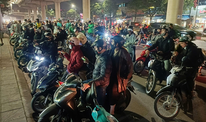 Toi 18.12, doi tuyen U22 Viet Nam da danh bai U22 Thai Lan voi ti so 3-2, qua do gianh huy chuong vang SEA Games 33. Anh: Hai Danh