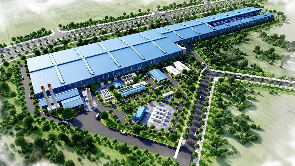 Nha may duoc dau tu day chuyen cong nghe hien dai bac nhat the gioi hien nay tu Tap doan SMS group (Duc) va Primetals (Anh). Anh: Tap doan Hoa Phat