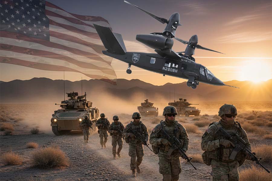 The US military accelerates with the MV75 side-wings helicopter. Graphics: Cat Tien