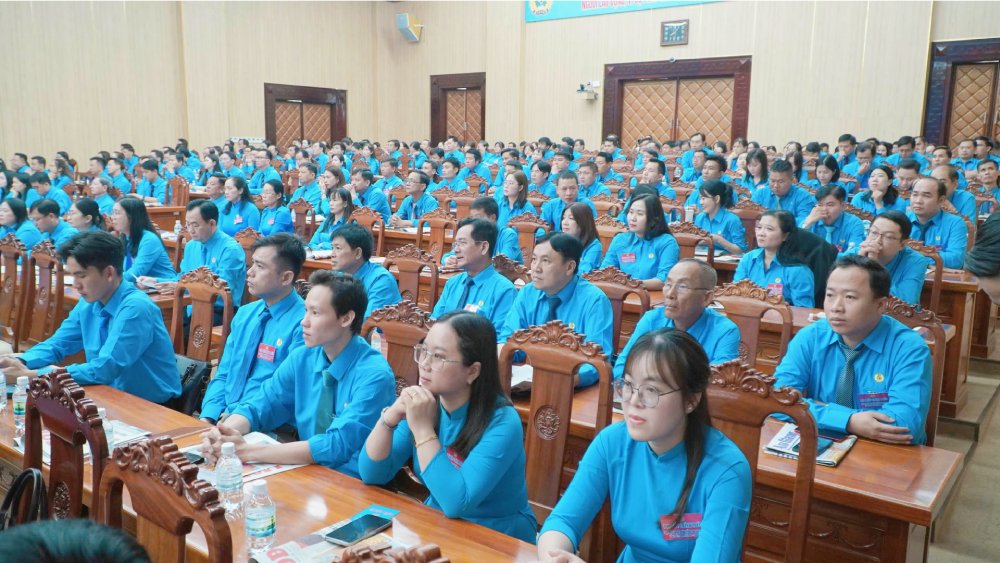 Dai bieu du Dai hoi. Anh: Nguyen Anh