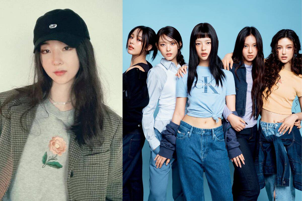 Min Hee Jin and the NewJeans group. Photo: Lotte