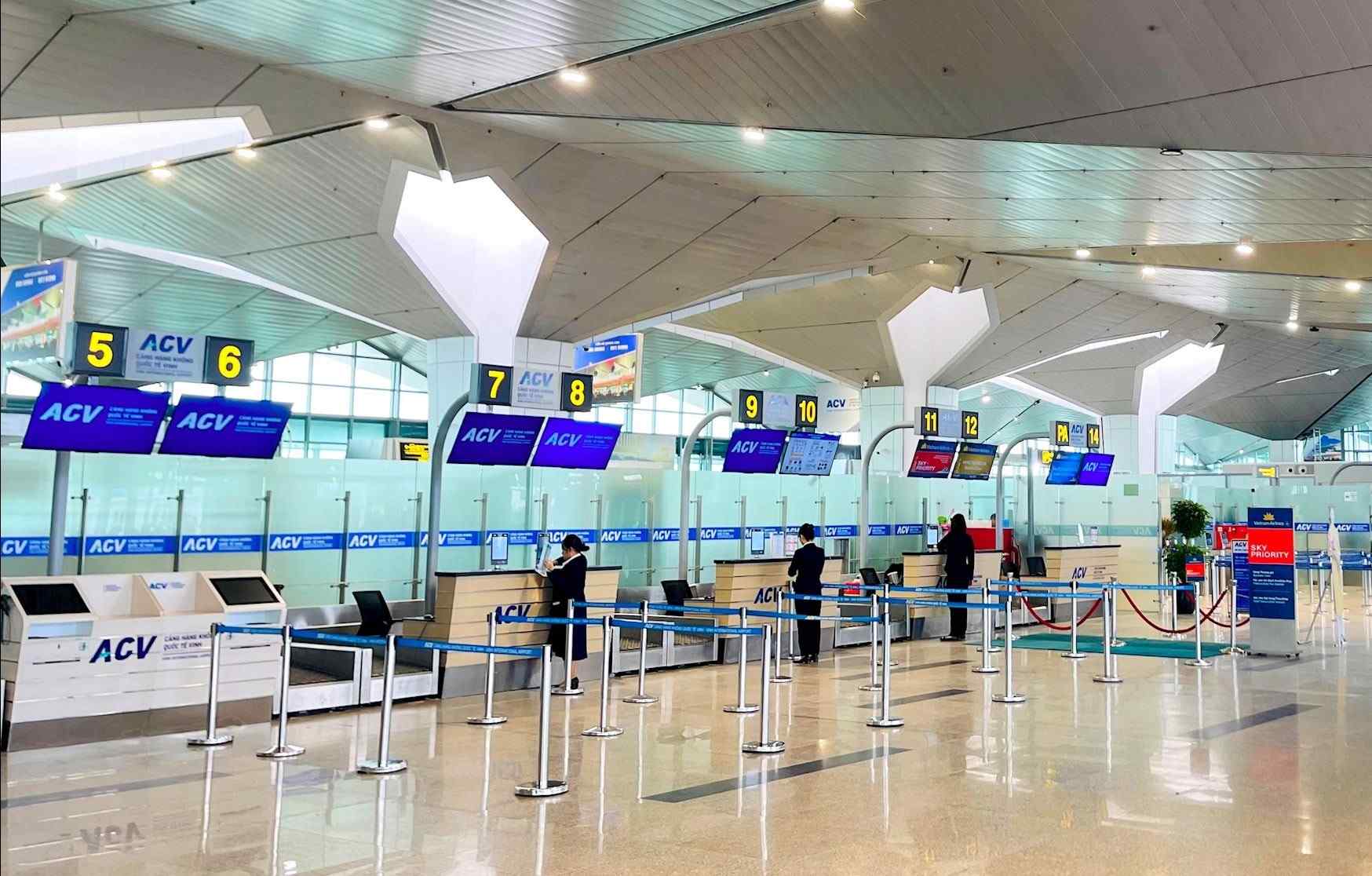 Nha ga san bay Vinh duoc mo rong, dap ung nhu cau ngay cang dong cua hanh khach. Anh: Ngoc Anh