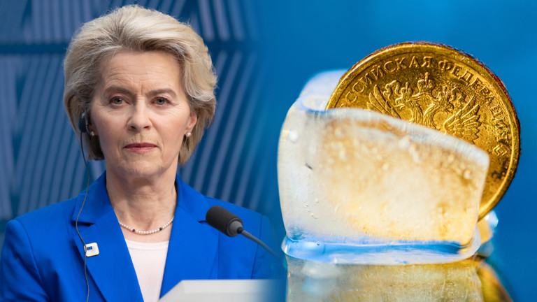 The EU is still discussing the use of frozen Russian assets. Photo: RT