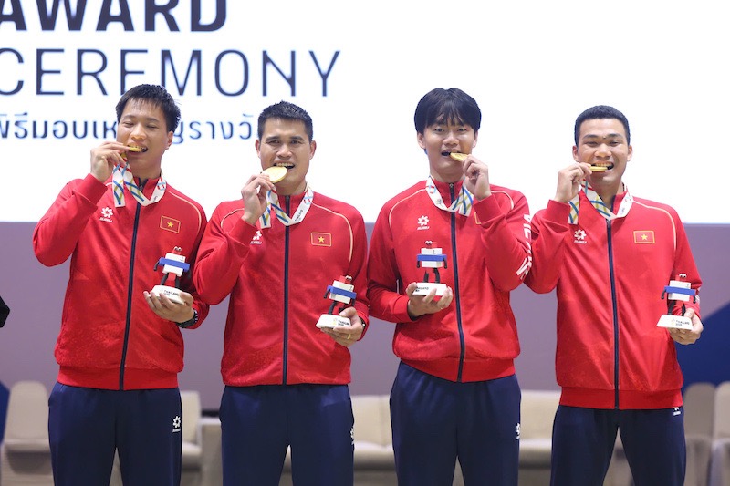 The Vietnamese sports delegation continues to compete at the 33rd SEA Games. Photo: Minh Dan