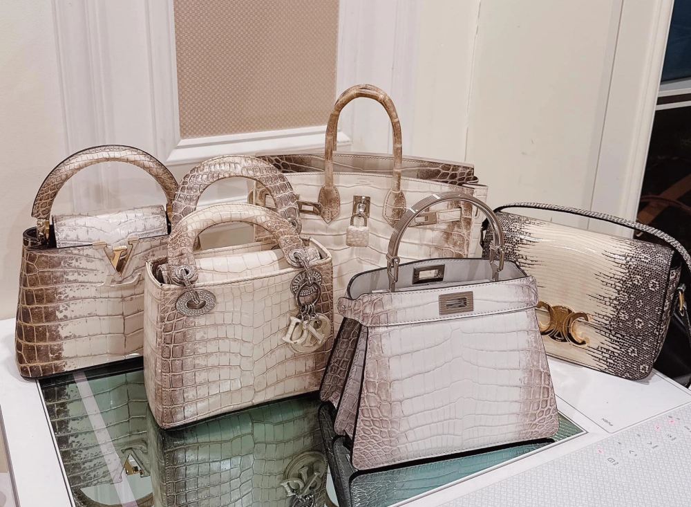 5 chiec tui da ca sau bach tang cua Le Quyen. Anh: Nhan vat cung cap.