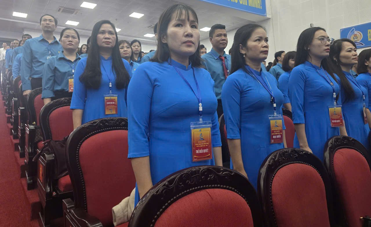 Cac Dai bieu tham du Dai hoi. Anh: Nguyen Truong