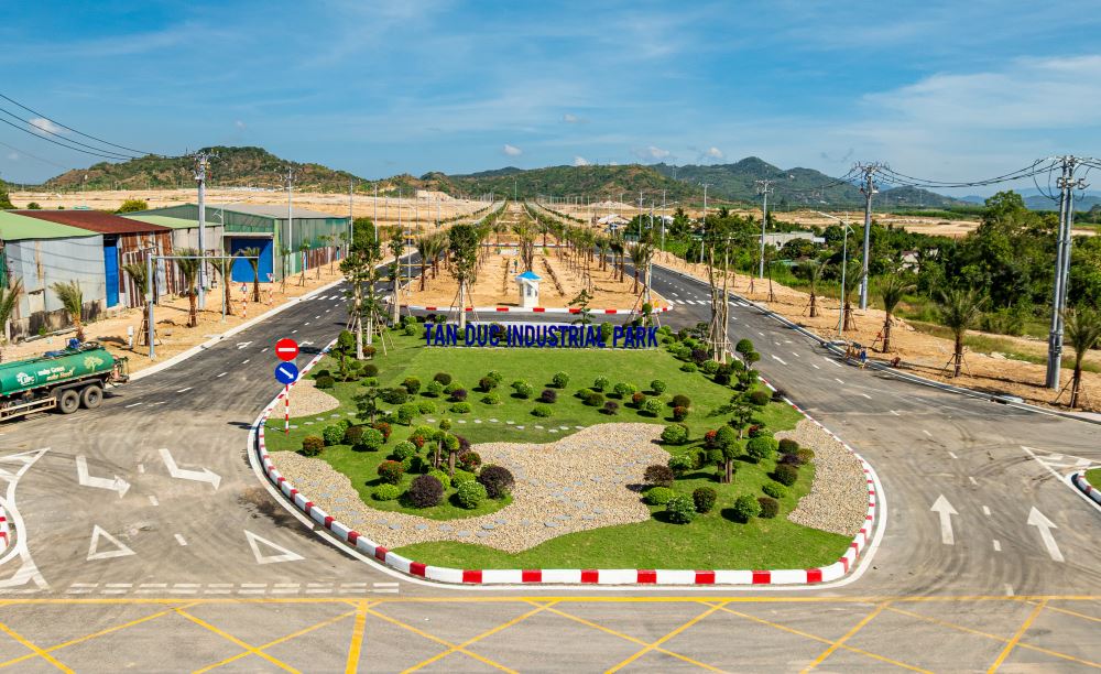 Khu Cong nghiep Tan Duc tai xa Tan Minh, tinh Lam Dong. Anh: Pham Duy 