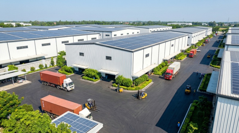 Phoi canh du an KCN Nam Thang Binh, Da Nang. Anh: BTC