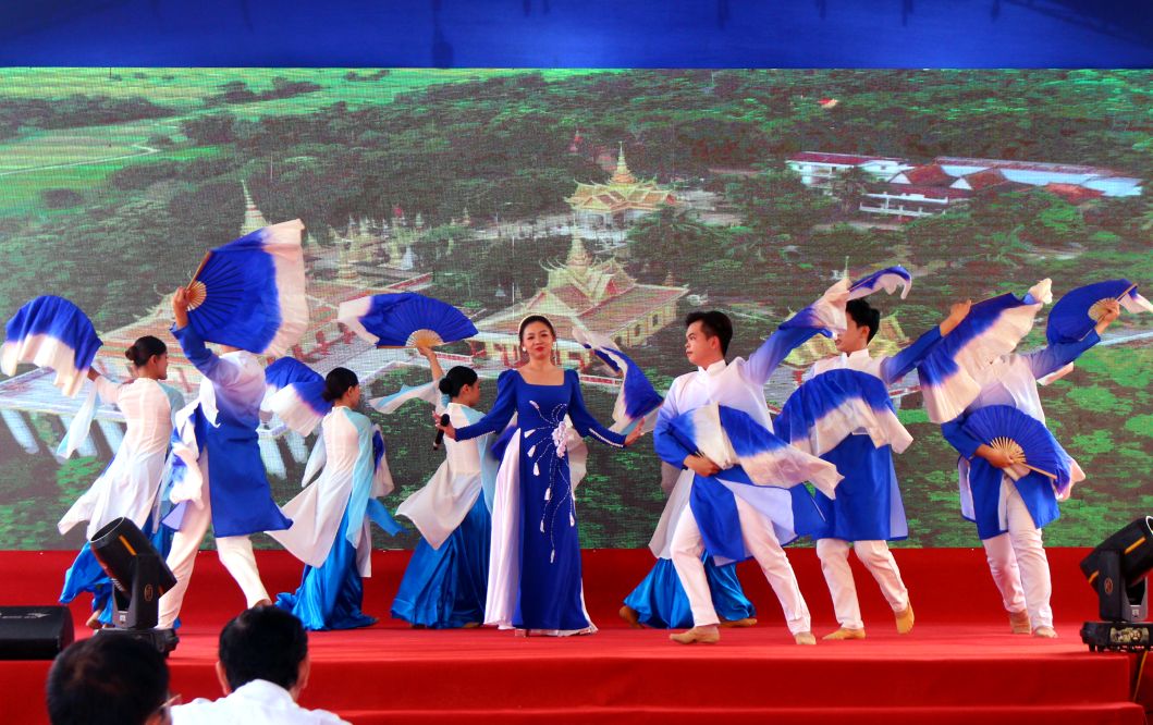 Bieu dien van nghe tai buoi le. Anh: Thanh Mai