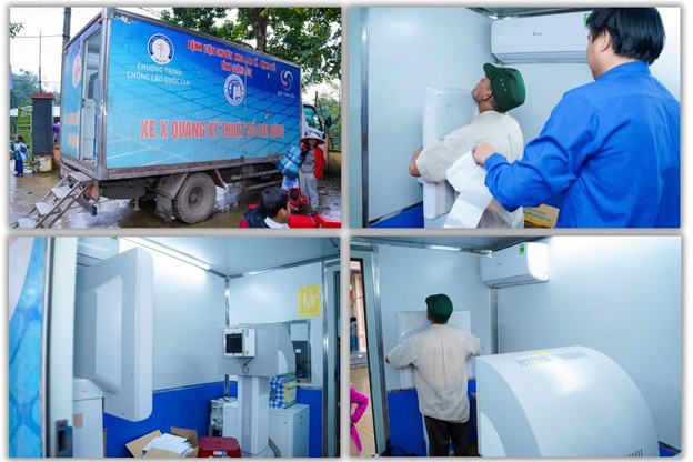 Mot chuyen di “xin” chua tung co: X-quang luu dong ve tan ban. Anh: DHG Pharma