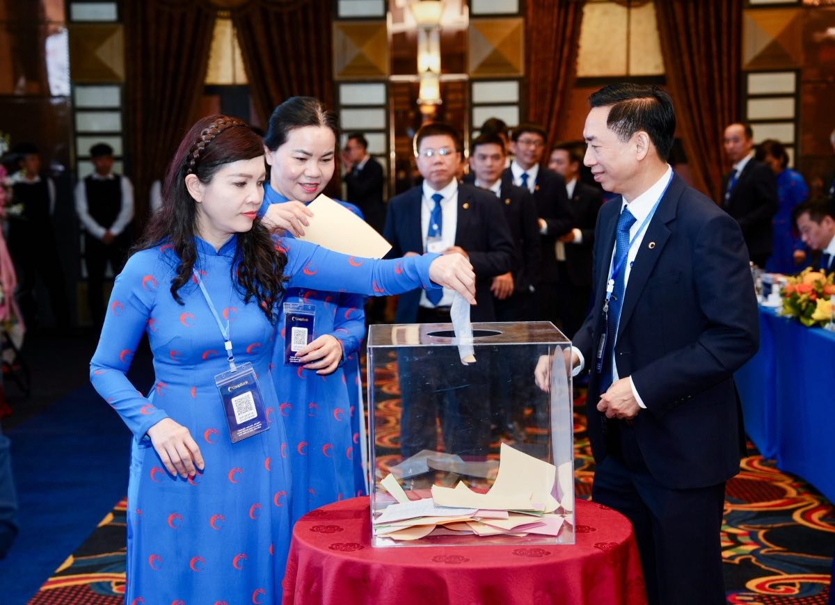 Dai hoi bau Ban Chap hanh Cong doan Co-opBank  nhiem ky 2025 – 2030. Anh: Cong doan Co-opBank