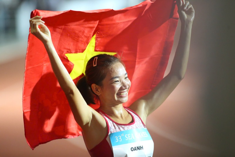 Dien kinh hoan thanh chi tieu tai SEA Games 33. Anh: Minh Dan