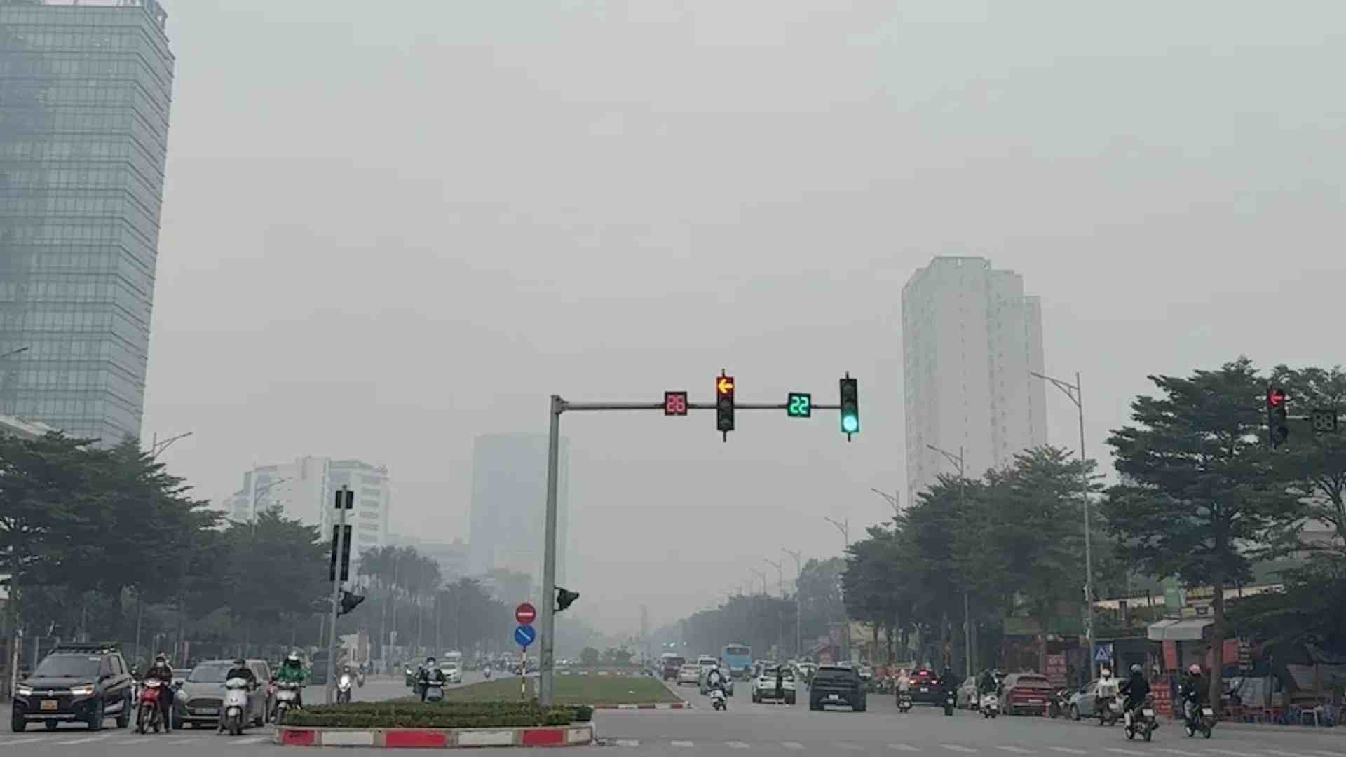 Hinh anh Ha Noi chim trong lop bui min. Anh: Khanh Linh