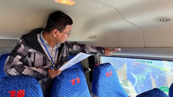 Doan kiem tra da phat hien mot so ton tai tiem an nguy co mat an toan. Anh: Ngoc Hai