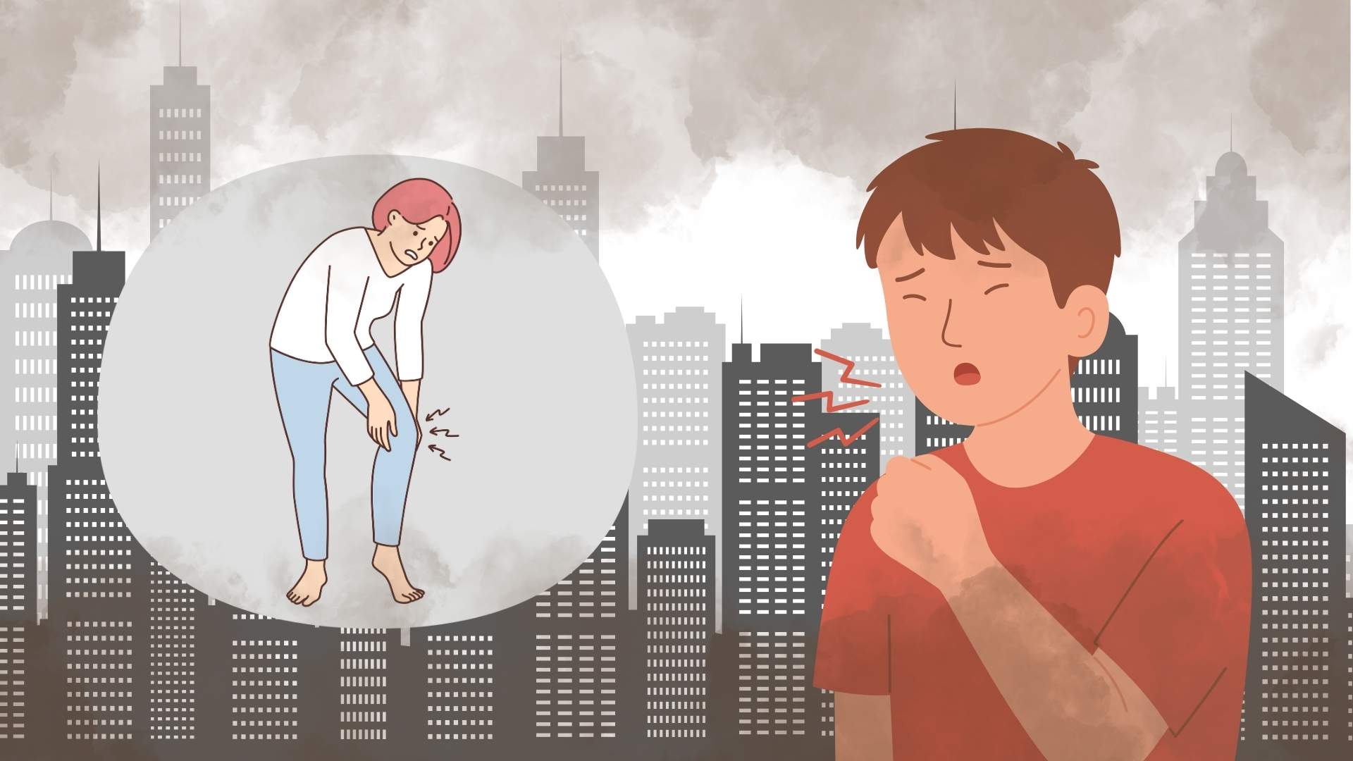 The new study finds a worrying link between fine dust and rheumatoid arthritis. Graphics: Minh Vu