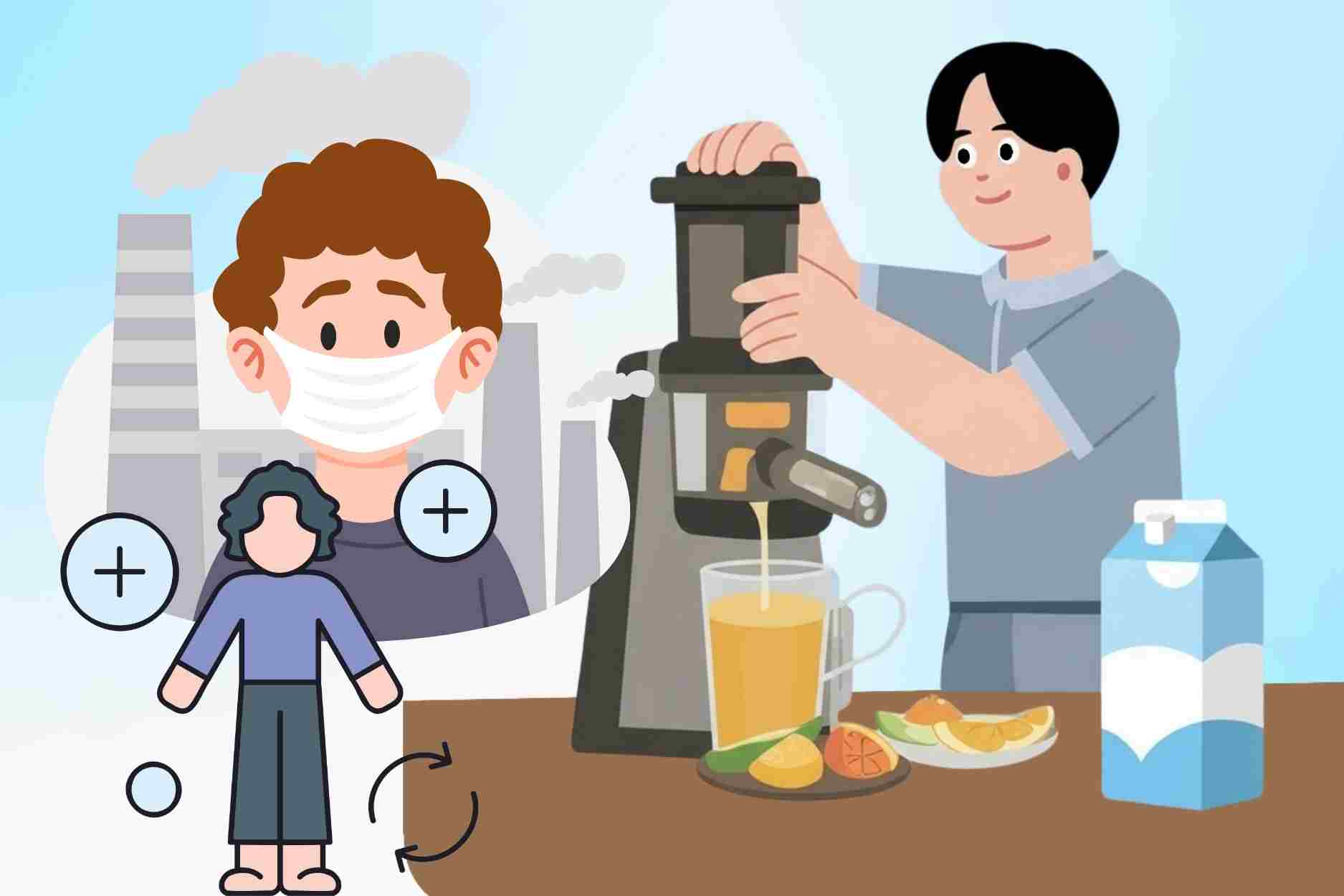 간을 시원하게 하는 중금속 해독을 돕는 아침 음료