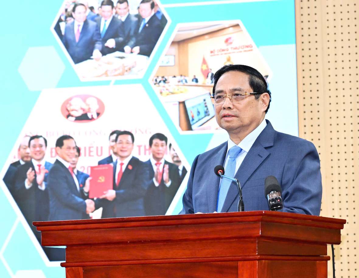 The Prime Minister believes that in 2026, the Industry and Trade sector will develop more strongly, making an important contribution to the implementation of the country's development goals. Photo: Thach Lam