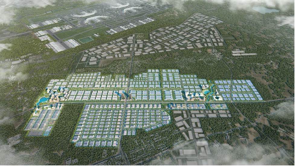 Anh phoi canh tong the Khu cong nghiep Bau Can – Tan Hiep. Anh: DNCC