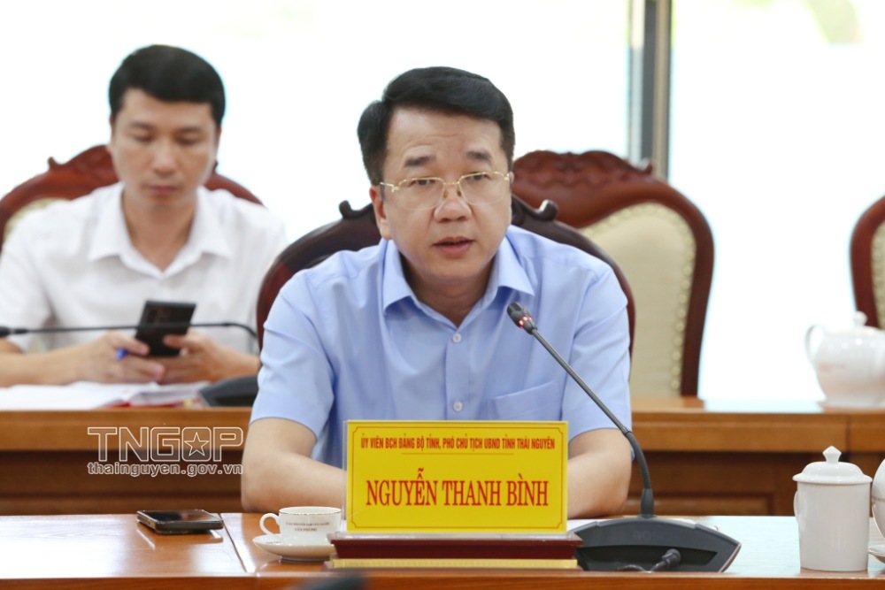 Approving the dismissal of Mr. Nguyen Thanh Binh from the position of Vice Chairman of the Thai Nguyen Provincial People's Committee. Photo: Thainguyen.gov.vn
