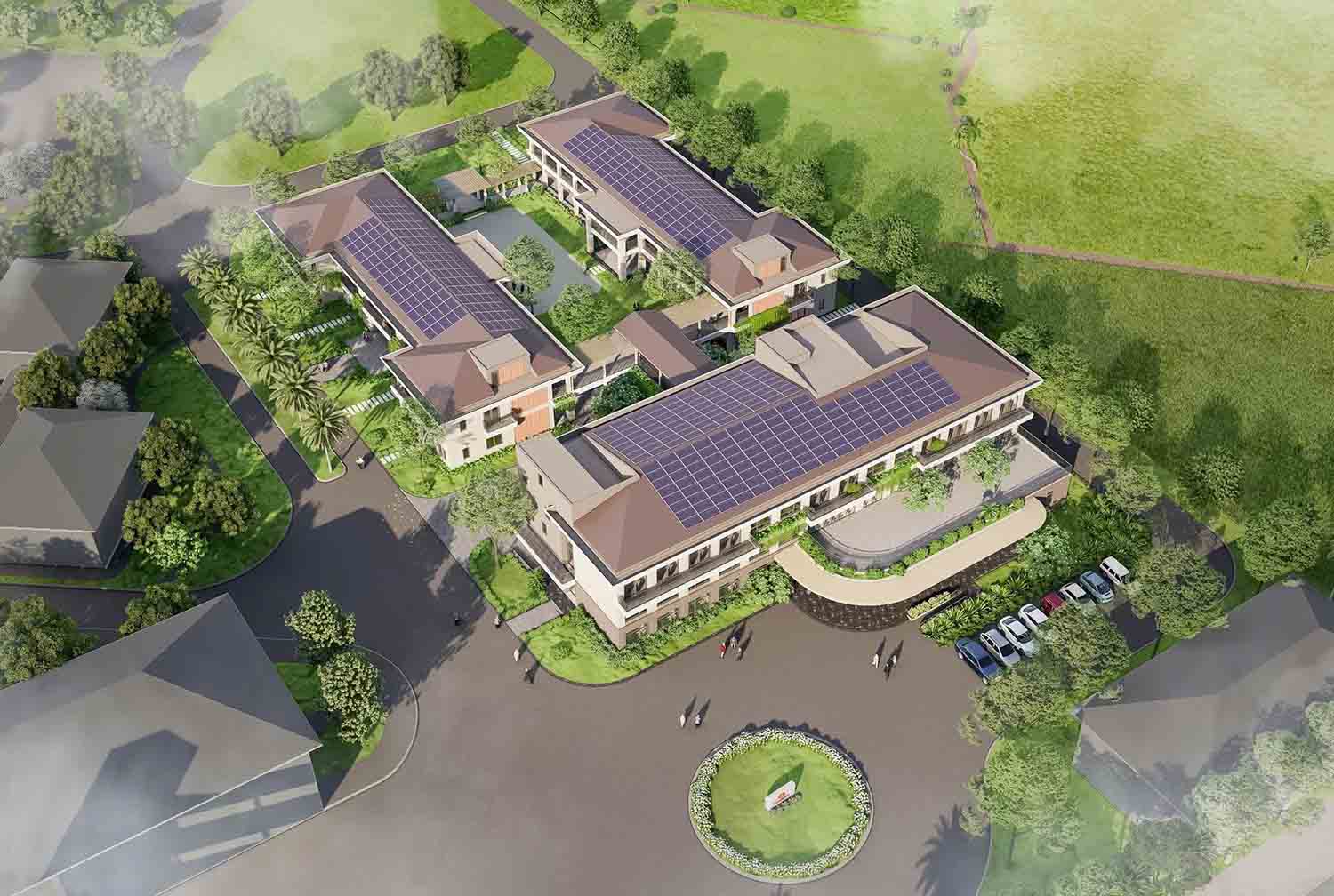 Phoi canh cong trinh. Anh: Tuan Anh.