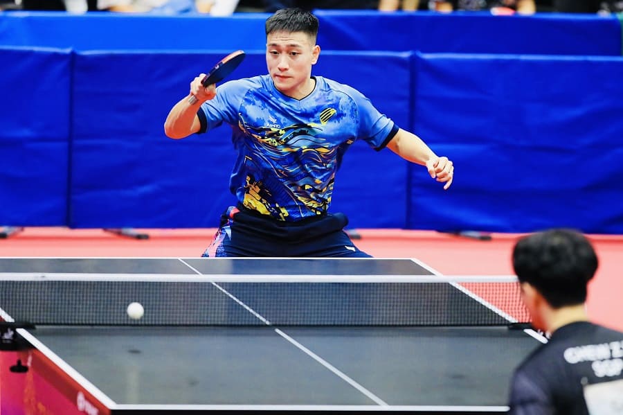 Tennis player Nguyen Anh Tu won the bronze medal in men's singles in table tennis at the 33rd SEA Games. Photo: Minh Dan