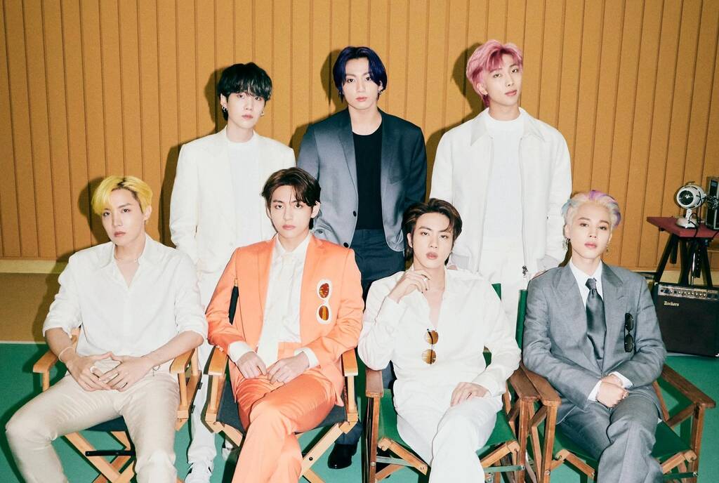 BTS band. Photo: Lotte