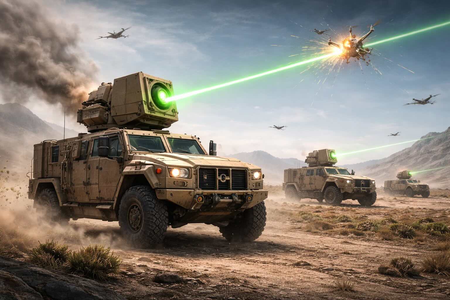 US tests mobile laser system against drones