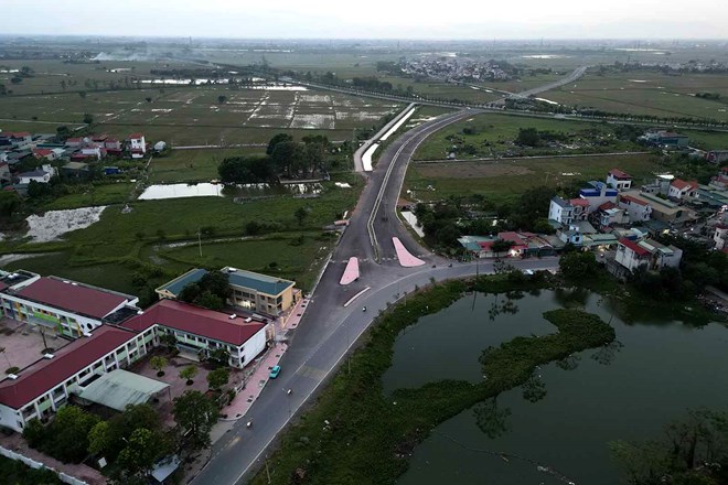 Thanh Oai commune has just announced the organization of enforcement and demolition of construction works on public land and agricultural land. Illustrative photo: Huu Chanh