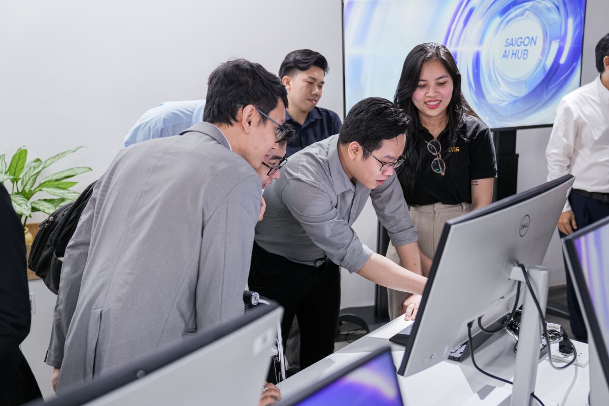 Saigon AI Hub will focus on solving problems of socio-economic development through AI, especially in key areas such as healthcare, education and transportation. Photo: Diem Nguyen