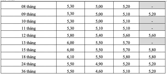 Bieu lai suat tiet kiem online HDBank. Anh: HDBank