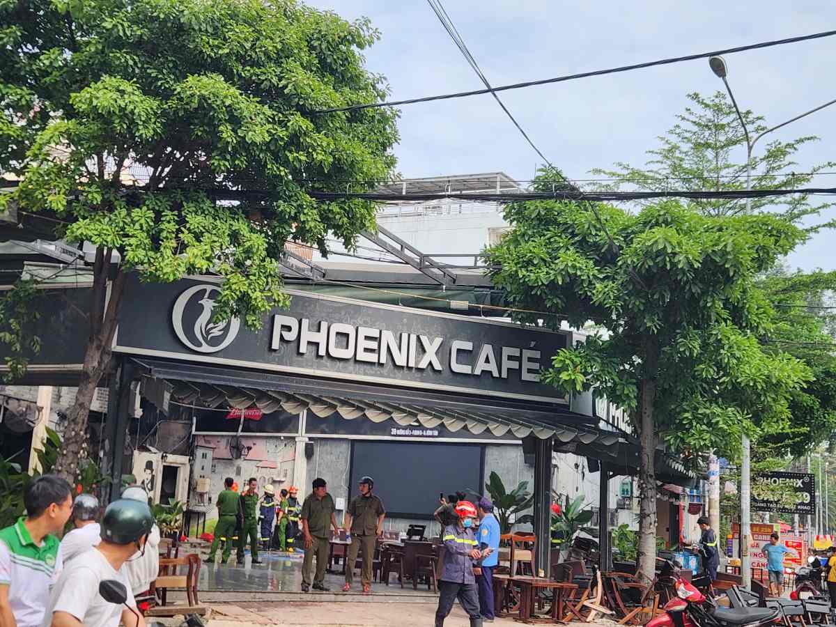 Vu chay khong gay thiet hai ve nguoi. Anh: Dong Hoang