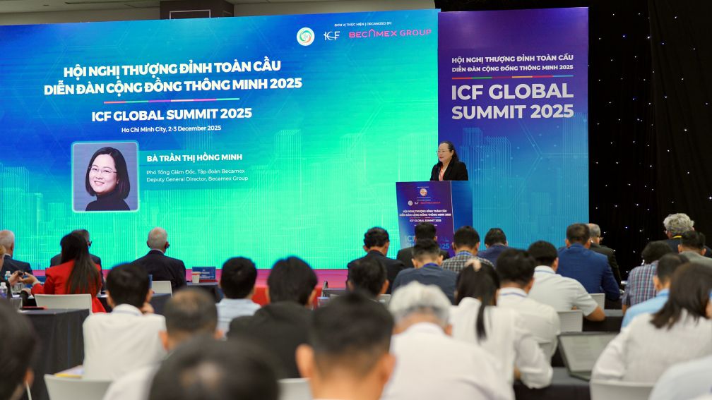 Ba Tran Thi Hong Minh – Pho Tong Giam Doc Tap Doan Becamex. Anh: Duong Binh