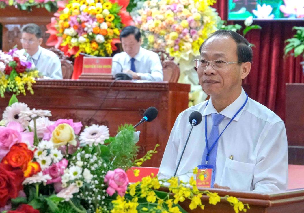 El Sr. Nguyen Van Su ocupa el cargo de Presidente de la Asociacion de Agricultores de la ciudad de Can Tho para el mandato 2025 - 2030. Foto: Thanh Liem