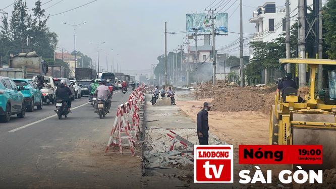 Hot Saigon: Some sections of National Highway 13 in the North of Ho Chi Minh City have been expanded to 8 lanes