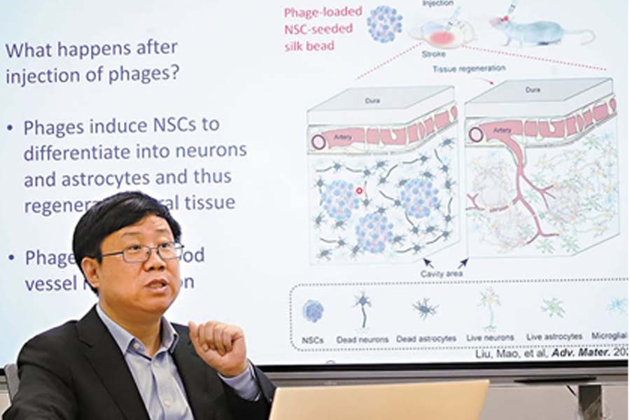 GS Chuanbin Mao thuoc nhom Top 2% nha khoa hoc duoc trich dan nhieu nhat the gioi trong linh vuc ky thuat y sinh hoc. Anh: CUHK.