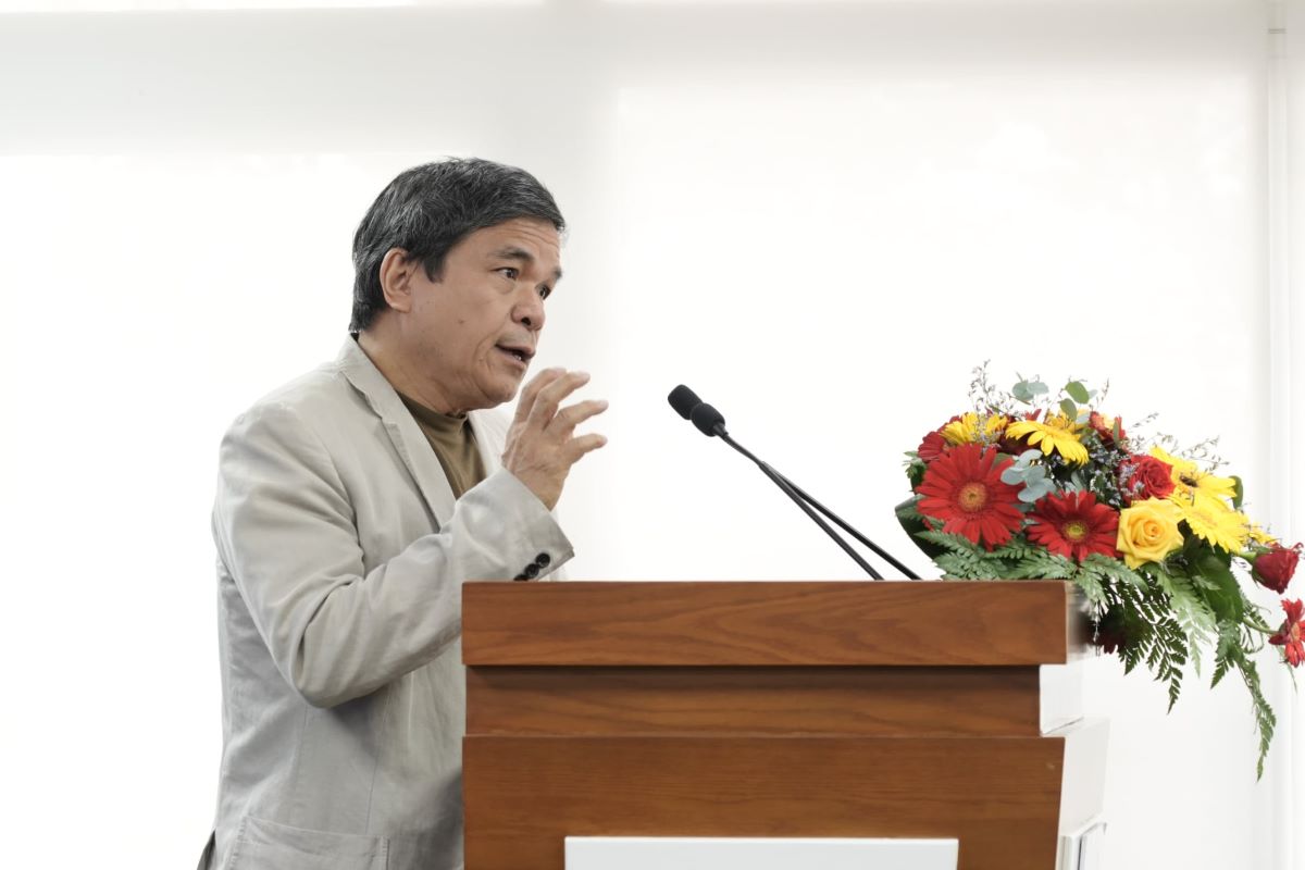 Mr. Nguyen Quy Hoa - Chairman of the Ho Chi Minh City Electronic Communications Association emphasized the advances of Blockchain in the overall digital transformation of Ho Chi Minh City. Photo: Xuan Tien